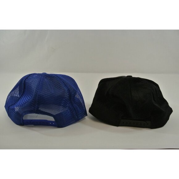 Wesco Lithonia Lot of 2 Hats Caps Snapback Blue Black Canada Cap Wilson 1990s - Picture 5 of 12